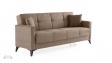 Диван Мира триместни кафяв - изглед 2 - МебелМаг Диван Мира триместни кафяв - изглед 2