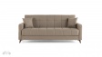 Диван Ламина триместни кафяв - изглед 2