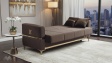 Диван Верино триместни кафяв - изглед 4 - МебелМаг Диван Верино триместни кафяв - изглед 4