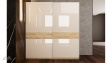 Гардероб Бедфорд с плъзгащи врати артизан с кашмир гланц - изглед 1 - МебелМаг Гардероб Бедфорд с плъзгащи врати артизан с кашмир гланц - изглед 1