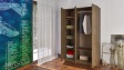 Гардероб Спрингфийлд трикрилни орех адмирал - изглед 2 - МебелМаг Гардероб Спрингфийлд трикрилни орех адмирал - изглед 2