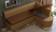 Кухненски ъгъл Грейс с посока кафяв с бежово - изглед 4