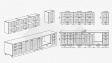 Кухня Хауърд прави бяло гладко с бяло фладер - изглед 2