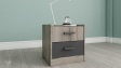 Нощен шкаф Спирит малта с антрацит - изглед 1 - МебелМаг Нощен шкаф Спирит малта с антрацит - изглед 1