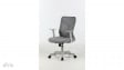 Офис стол Зентро сив - изглед 8