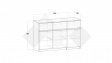 Скрин Нокс сива кремона със силк лайт - изглед 3