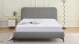 Тапицирана спалня 160/200 Елван с включен матрак Sleep Nuvia 160/200 светло сив - изглед 2