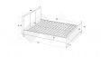 Тапицирана спалня 160/200 Гера с включен матрак Sleep Nuvia 160/200 червен - изглед 3