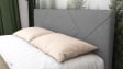 Тапицирана спалня 160/200 Нела с включен матрак Sleep Nuvia 160/200 сив - изглед 2