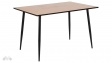 Трапезна маса Уилма неразтегателни дъб натурал с черено - изглед 1 - МебелМаг Трапезна маса Уилма неразтегателни дъб натурал с черено - изглед 1