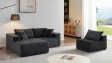 Ъглов диван Компакт с посока антрацит - изглед 3 - МебелМаг Ъглов диван Компакт с посока антрацит - изглед 3