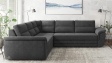 Ъглов диван Моника с посока графит - изглед 2