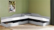 Ъглови легла 82/190 Скай с включени матраци Бонел 82/190 нардо сив - изглед 2