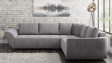 Ъглов диван Сиера с посока сив - изглед 2 - МебелМаг Ъглов диван Сиера с посока сив - изглед 2