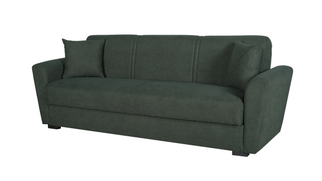 Диван Фокс триместни зелен - МебелМаг Диван Фокс триместни зелен