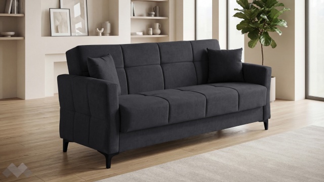 Диван Танго триместни графит - МебелМаг Диван Танго триместни графит