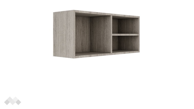 Етажерка Комо с открити рафтове дъб ърбан ойстър - МебелМаг Етажерка Комо с открити рафтове дъб ърбан ойстър