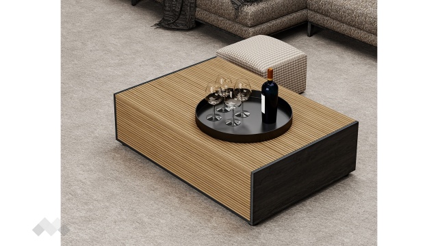 Холна маса Ирен дъб гардън с дъб герано - МебелМаг Холна маса Ирен дъб гардън с дъб герано