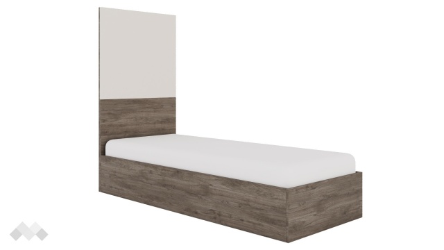 Легло 82/190 Комо орех селект тъмен - МебелМаг Легло 82/190 Комо орех селект тъмен