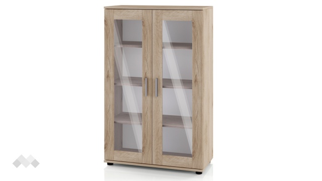 Витрина Лизи сонома арвен - МебелМаг Витрина Лизи сонома арвен