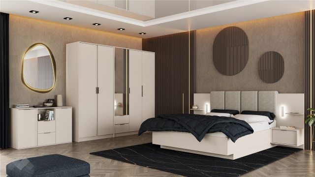 Спален комплект Кашмир К2 кашмир - МебелМаг Спален комплект Кашмир К2 кашмир