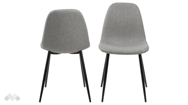 Трапезен стол Уилма тъмно сив - МебелМаг Трапезен стол Уилма тъмно сив