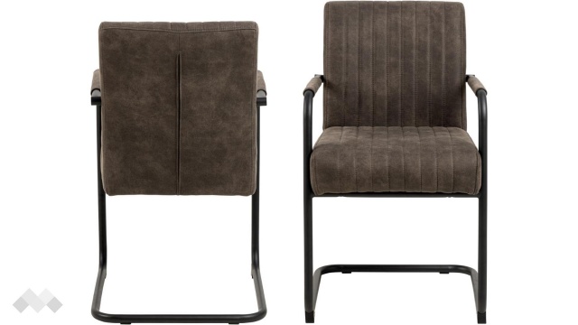 Трапезен стол Адел тъмно кафяв