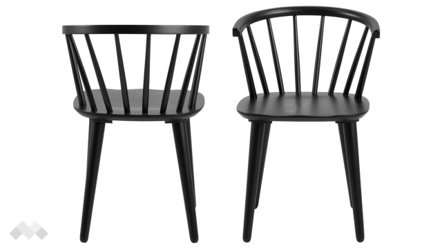 Трапезен стол Аида черен