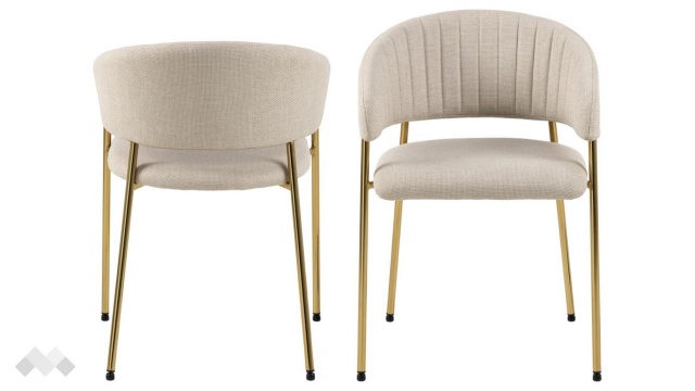 Трапезен стол Ансора бежов