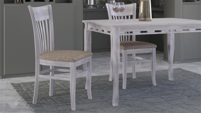 Трапезен стол Атина патина - МебелМаг Трапезен стол Атина патина