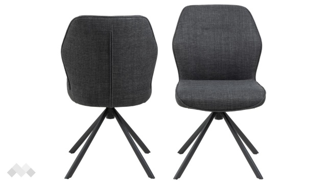 Трапезен стол Аура тъмно сив