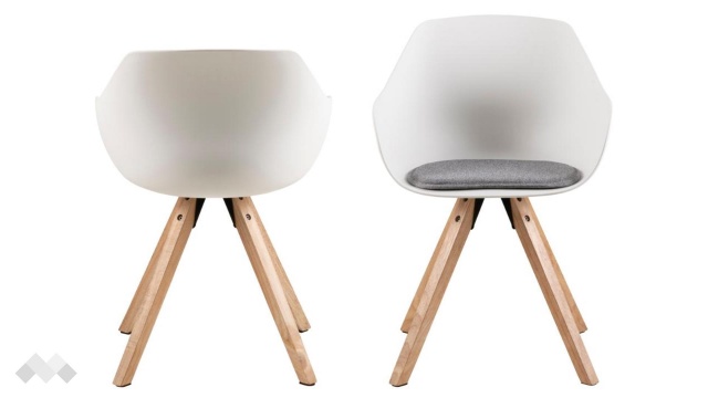 Трапезен стол Аурелио бял