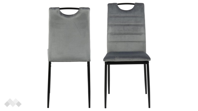 Трапезен стол Диа тъмно сив