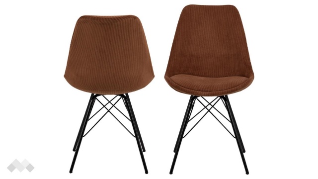 Трапезен стол Ерис кафяв - МебелМаг Трапезен стол Ерис кафяв