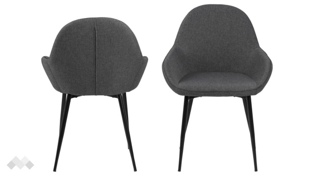 Трапезен стол Кандис сив - МебелМаг Трапезен стол Кандис сив