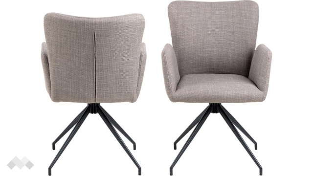 Трапезен стол Лора сив