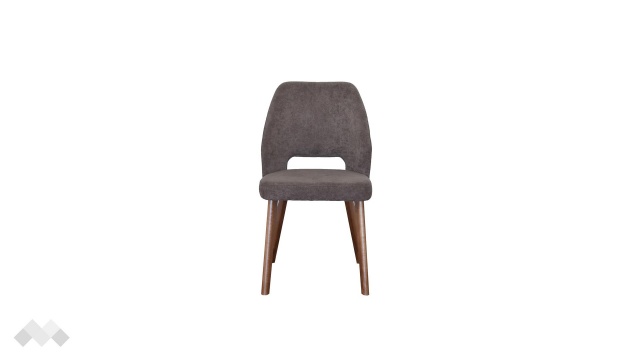 Трапезен стол Луна кафяв - МебелМаг Трапезен стол Луна кафяв