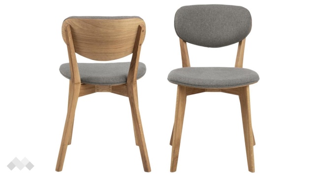 Трапезен стол Минск сив - МебелМаг Трапезен стол Минск сив