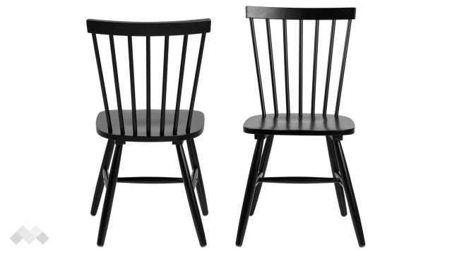 Трапезен стол Риано черен