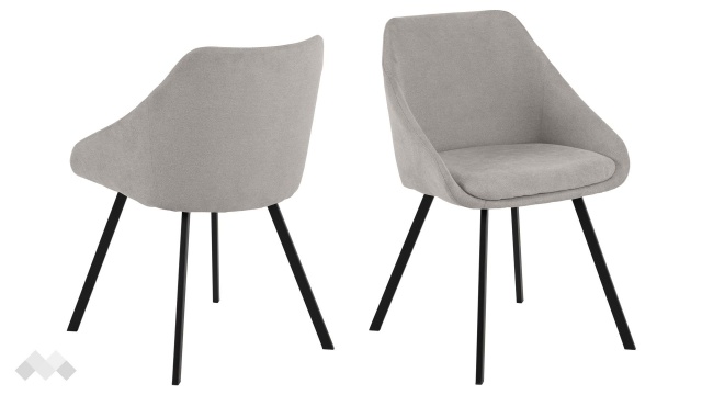 Трапезен стол Родос сив - МебелМаг Трапезен стол Родос сив