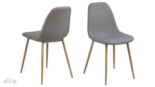 Трапезен стол Седрик сив - МебелМаг Трапезен стол Седрик сив