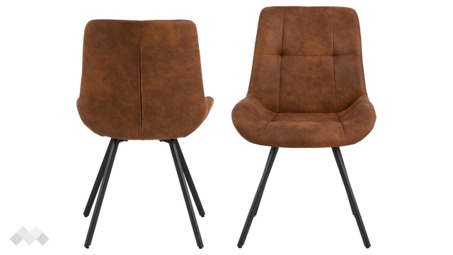 Трапезен стол Уейлър кафяв