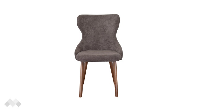 Трапезен стол Вая кафяв - МебелМаг Трапезен стол Вая кафяв