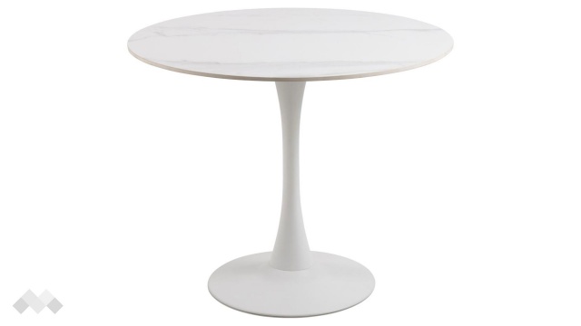 Трапезна маса Малта неразтегателни бял - МебелМаг Трапезна маса Малта неразтегателни бял