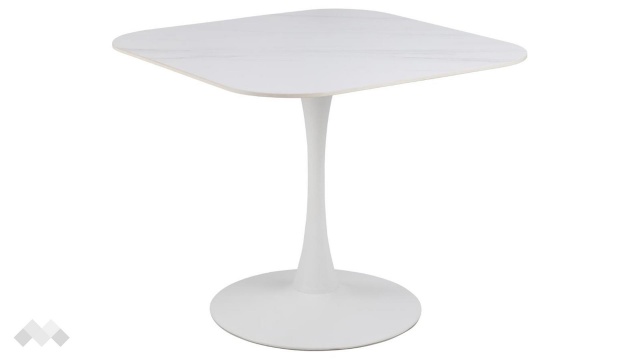 Трапезна маса Малта неразтегателни бял - МебелМаг Трапезна маса Малта неразтегателни бял
