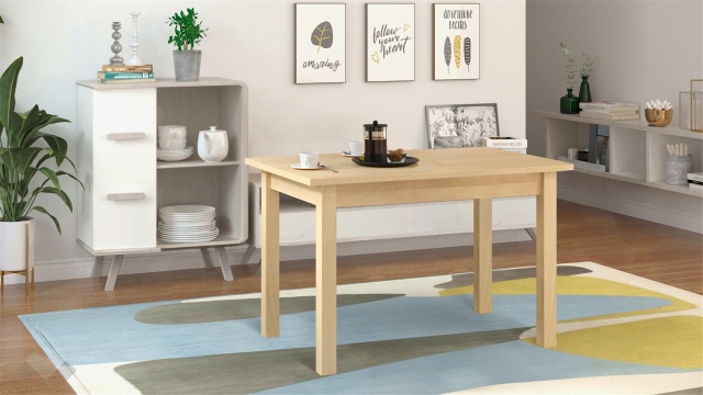 Трапезна маса Нати M разтегателни натурален