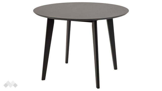 Трапезна маса Роксби неразтегателни черен мат - МебелМаг Трапезна маса Роксби неразтегателни черен мат