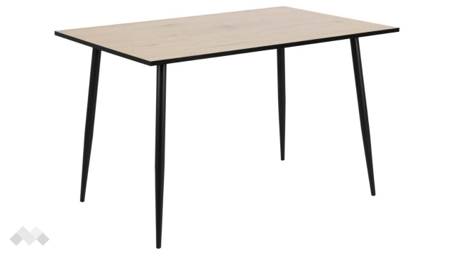 Трапезна маса Уилма неразтегателни тъмна сонома с черено - МебелМаг Трапезна маса Уилма неразтегателни тъмна сонома с черено