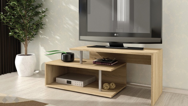 ТВ шкаф Дафни дъб сонома - МебелМаг ТВ шкаф Дафни дъб сонома