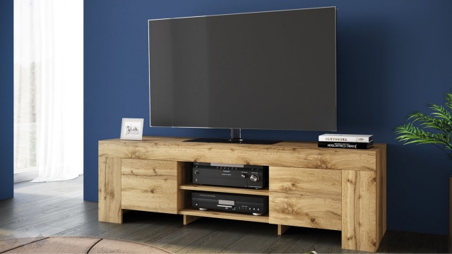 ТВ шкаф Софи дъб дакота - МебелМаг ТВ шкаф Софи дъб дакота